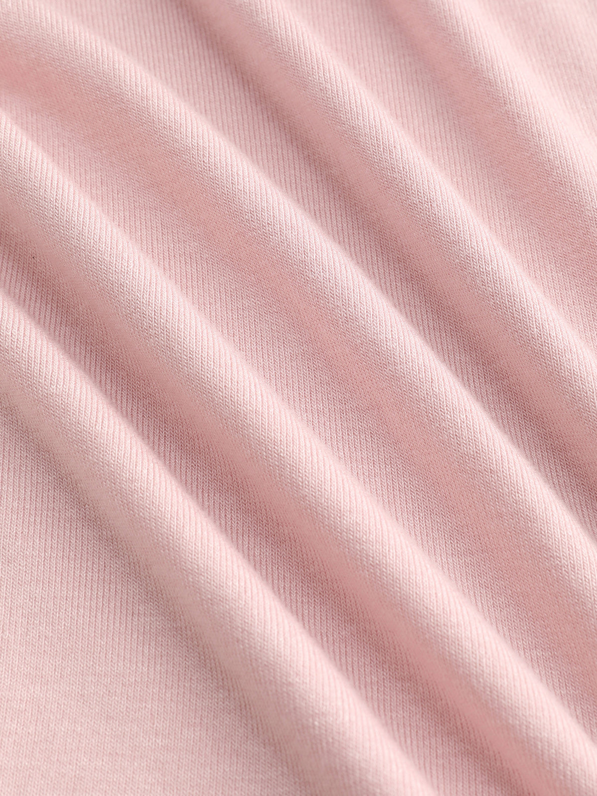 Pink Boat Neck Solid Long Sleeve Tee | TS56 - view 4