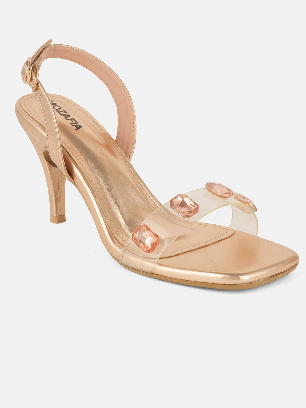 Women Gold Buckle Sandals | H78 - view 2
