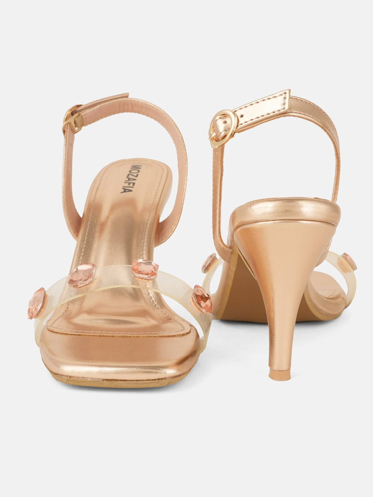 Women Gold Buckle Sandals | H78 - view 4
