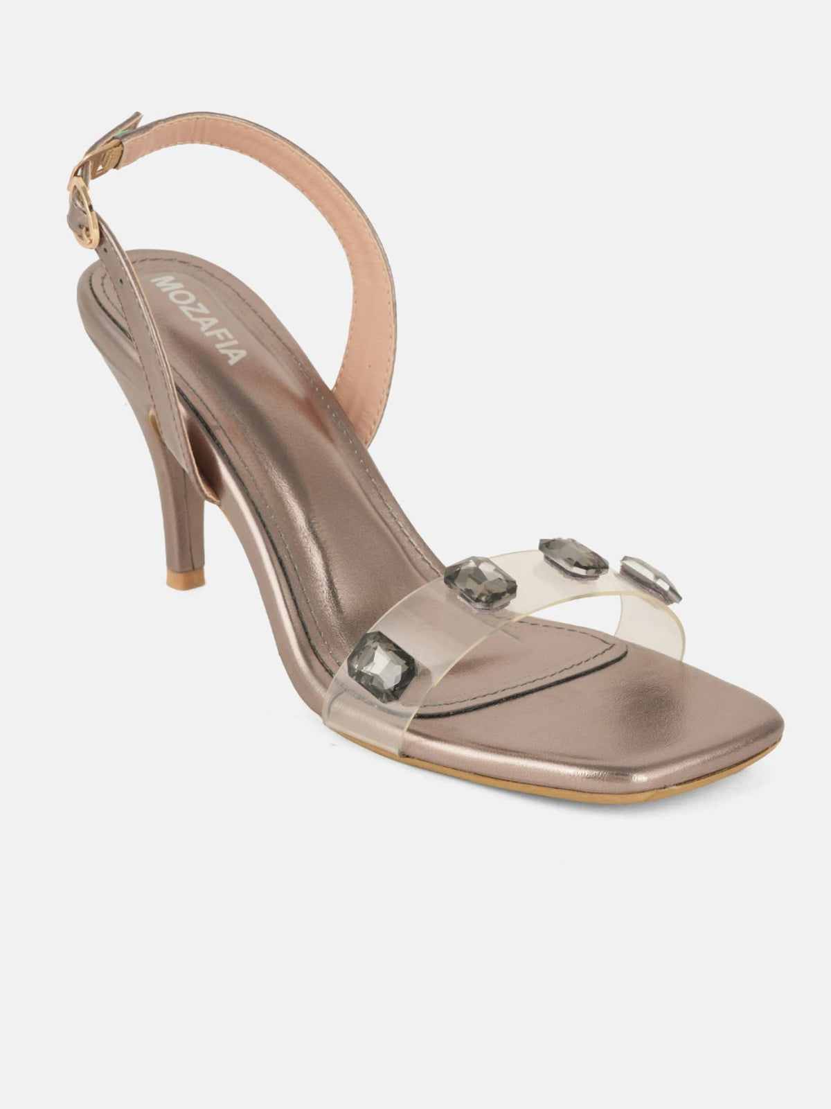 Women Gold Buckle Sandals | H78 - view 8