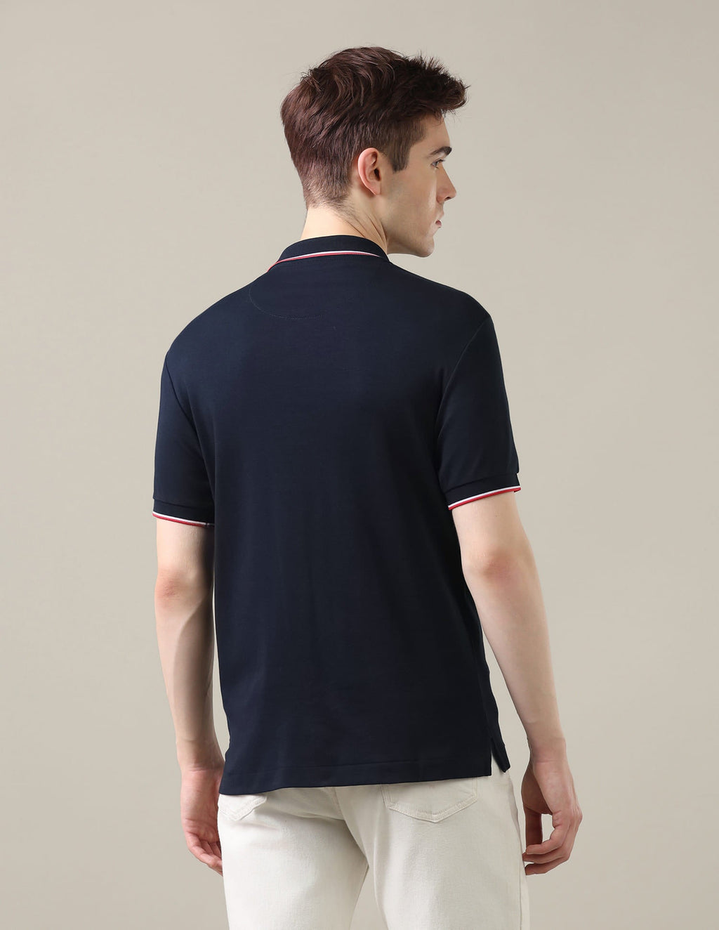 Solid Slim Fit Polo Shirt USP0