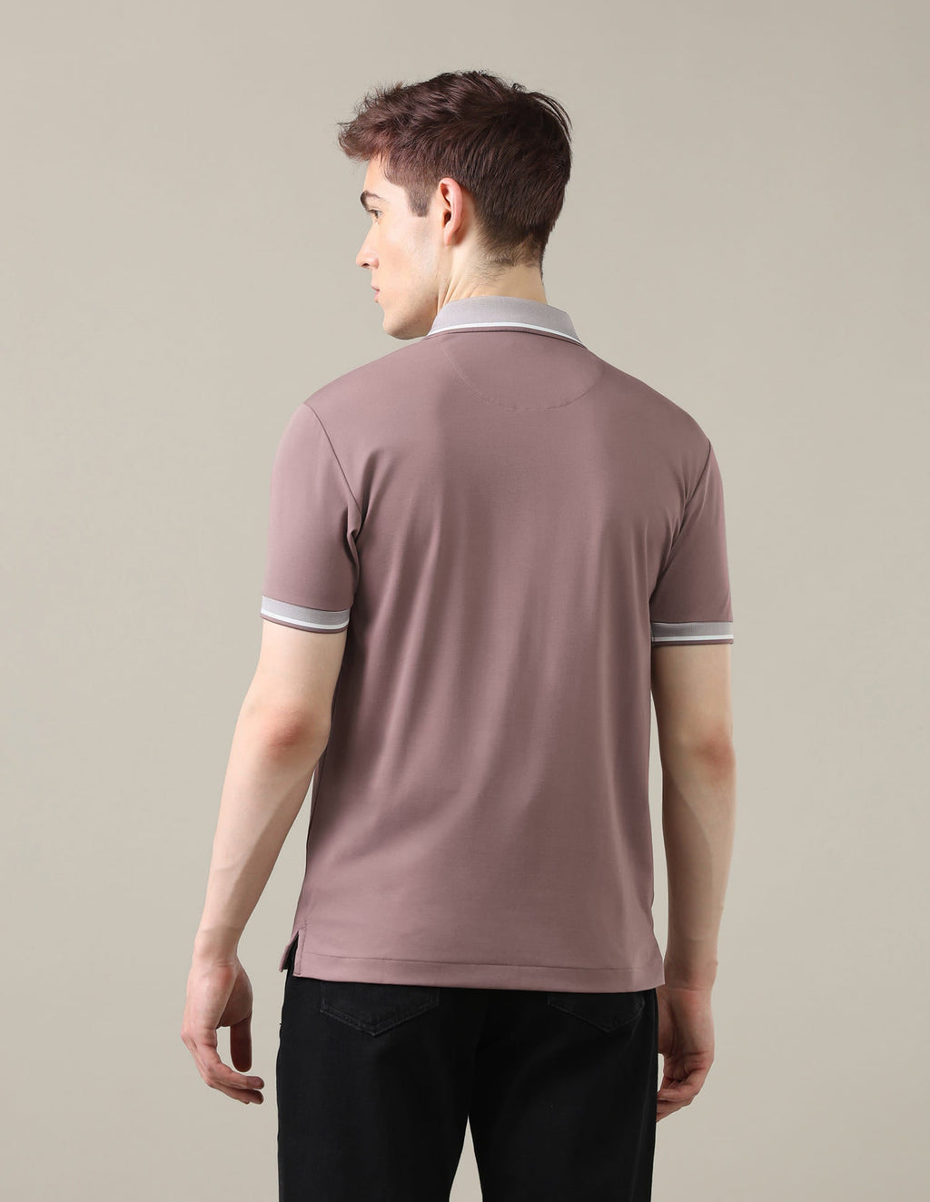 Solid Slim Fit Polo Shirt USP0