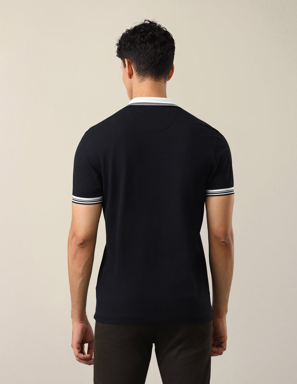 Solid Slim Fit Polo Shirt USP0
