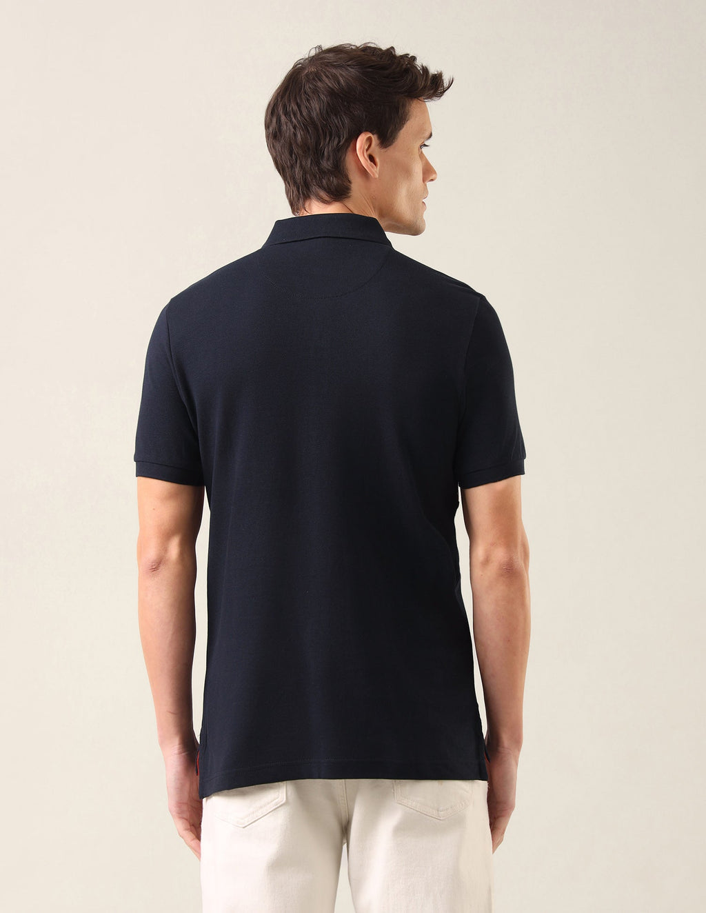 Brand Printed Slim Fit Polo Shirt USP0