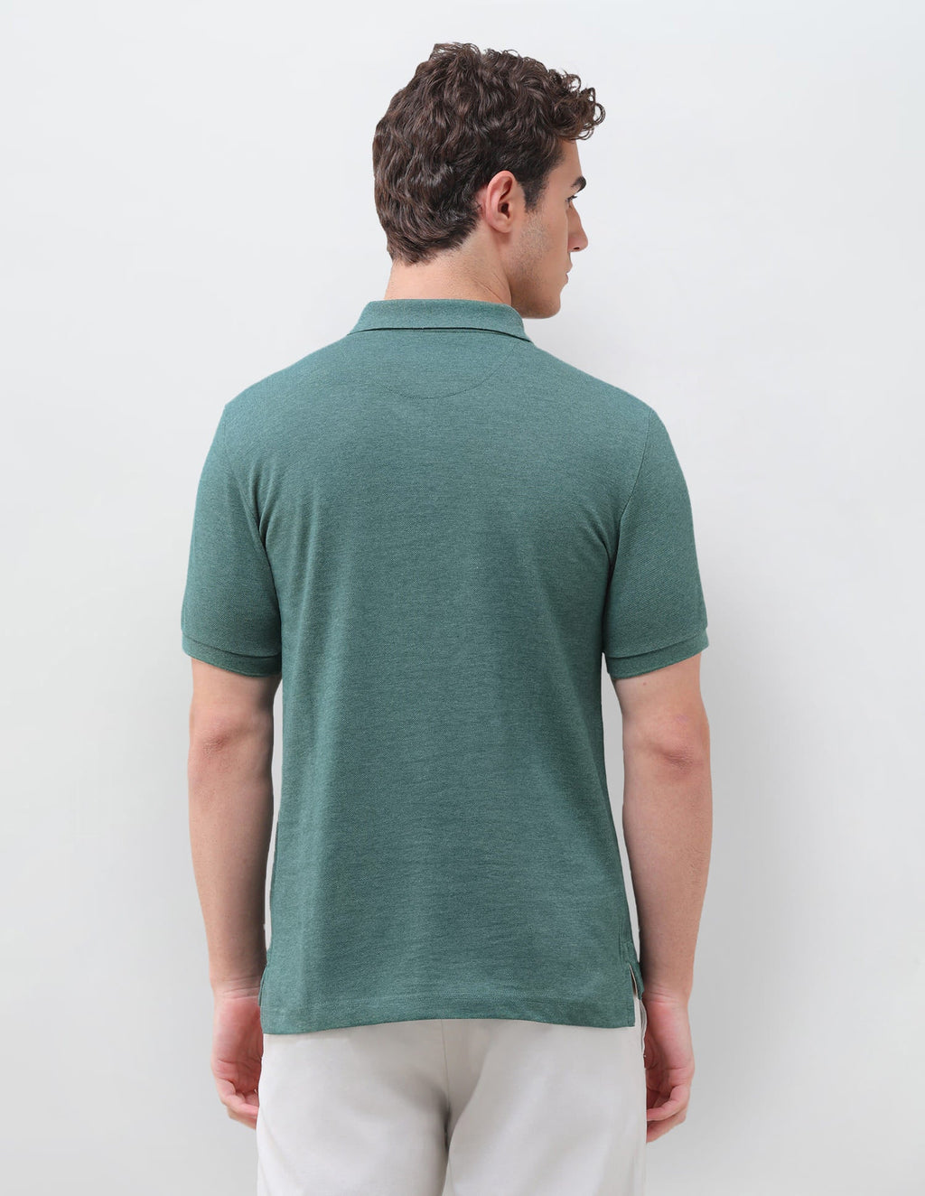 Solid Slim Fit Polo Shirt USP0