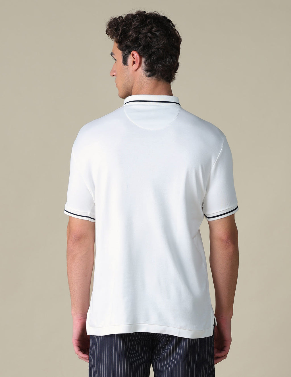 Regular Fit Solid Polo Shirt USP0