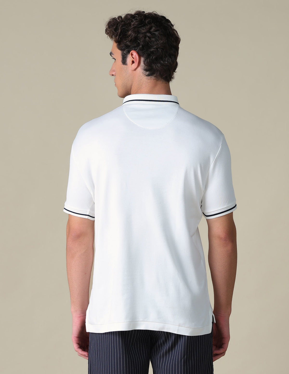 Regular Fit Solid Polo Shirt USP0