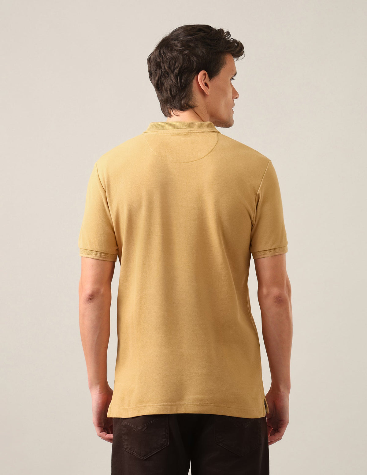 Solid Slim Fit Polo Shirt USP0