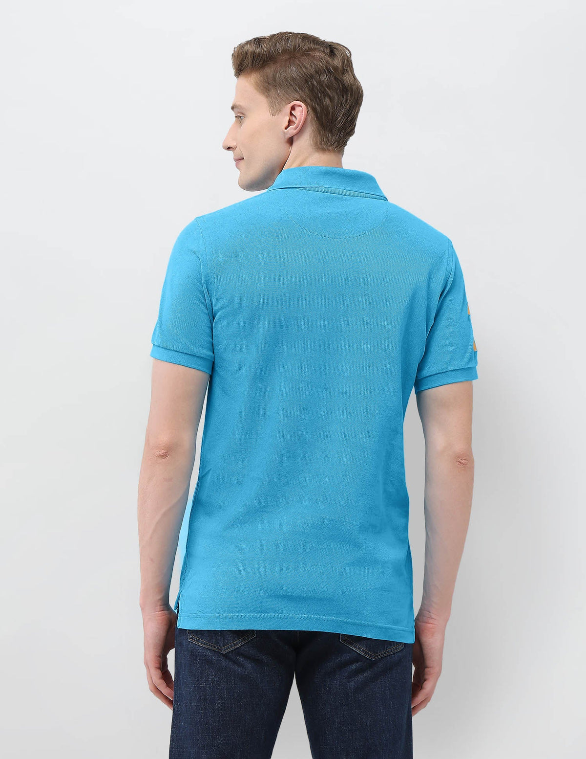 Solid Slim Fit Polo Shirt USP0
