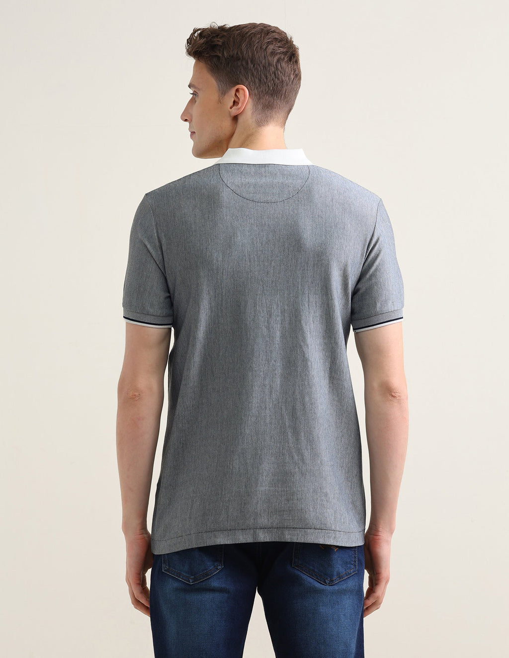 Colourblocked Slim Fit Polo Shirt USP0