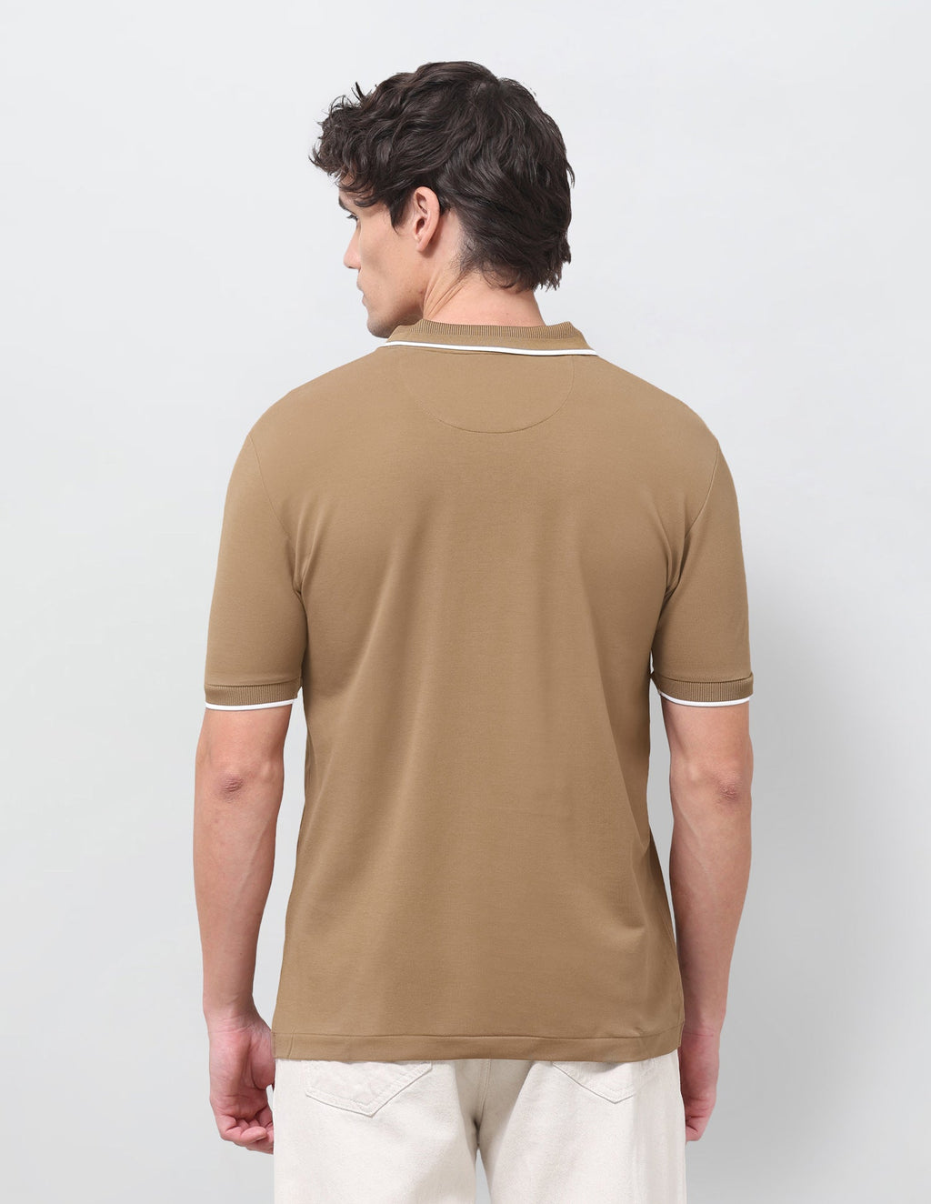 Solid Slim Fit Polo Shirt USP0