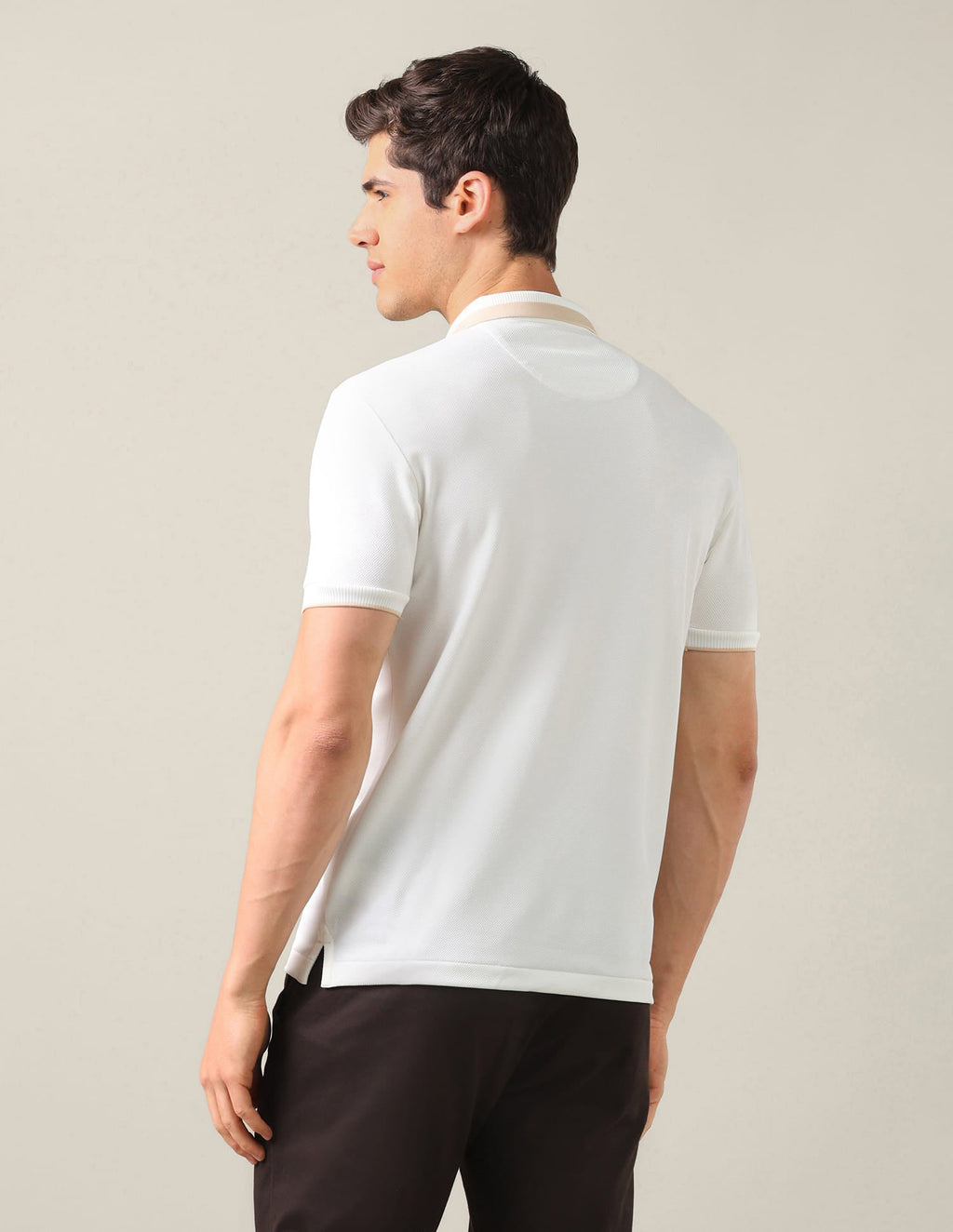 Solid Slim Fit Polo Shirt USP0