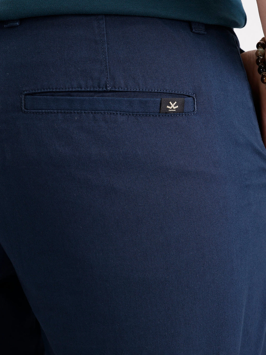 Solid Slim Fit Trouser | Navy Blue