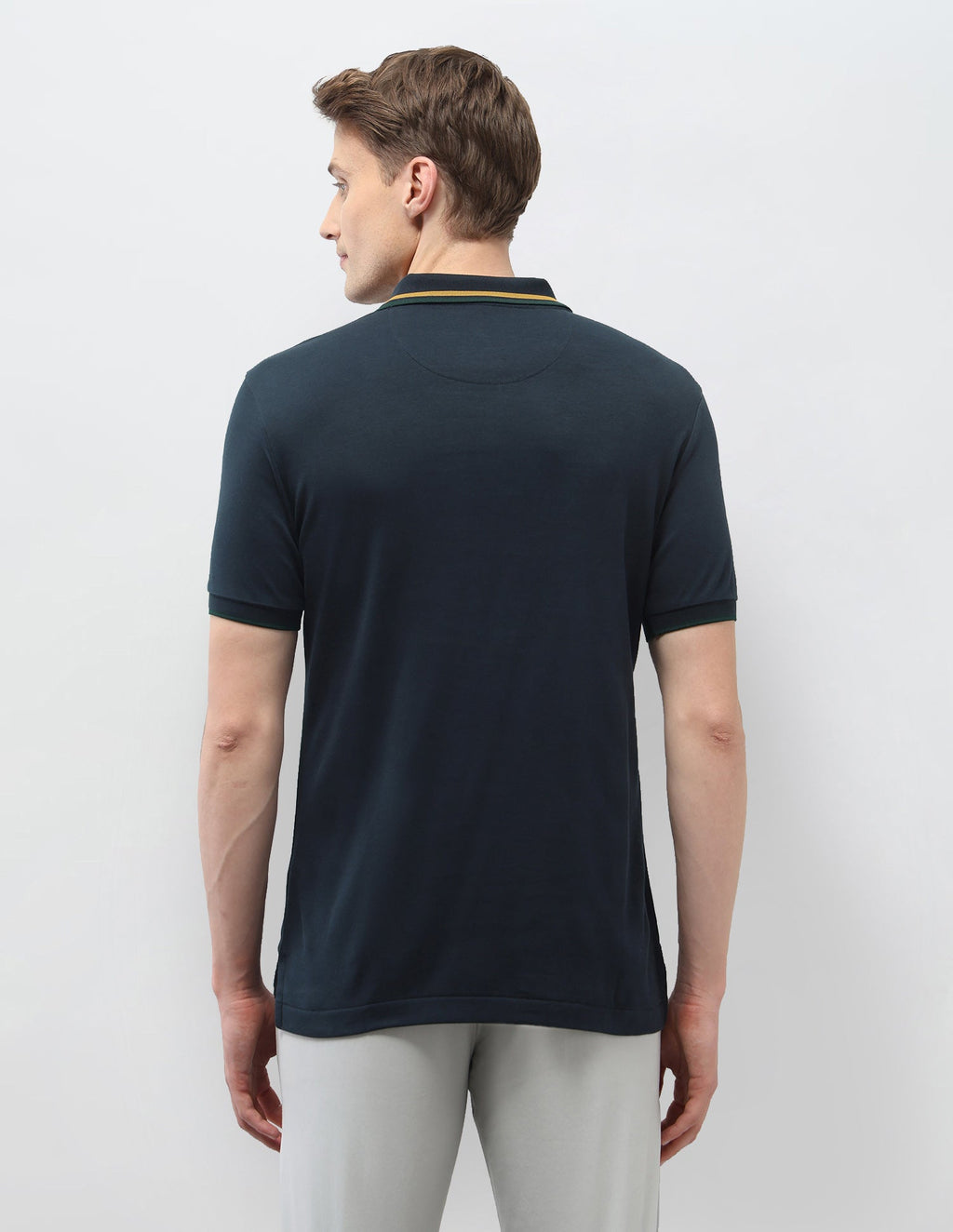 Solid Slim Fit Polo Shirt USP0