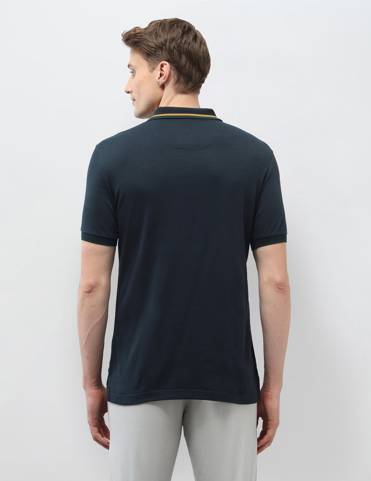 Solid Slim Fit Polo Shirt USP0
