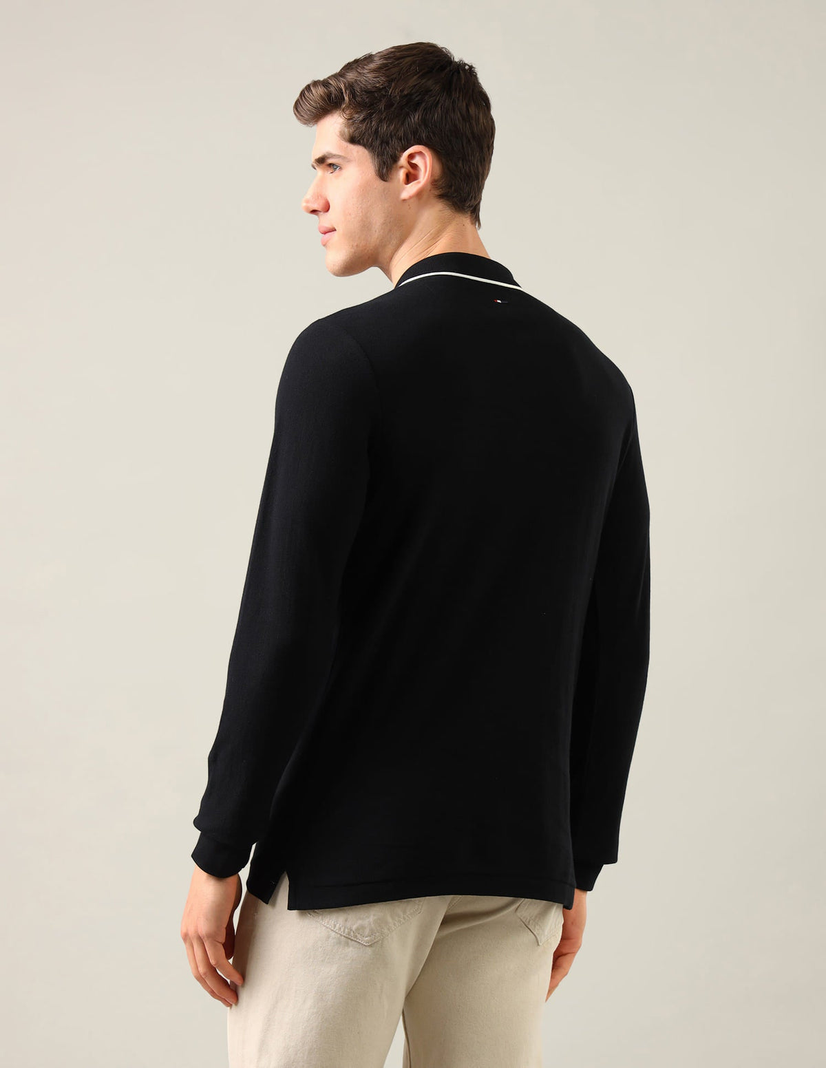 Vertical Striped Slim Fit Polo Shirt USP0
