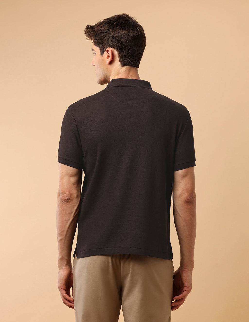 Solid Slim Fit Polo Shirt USP0
