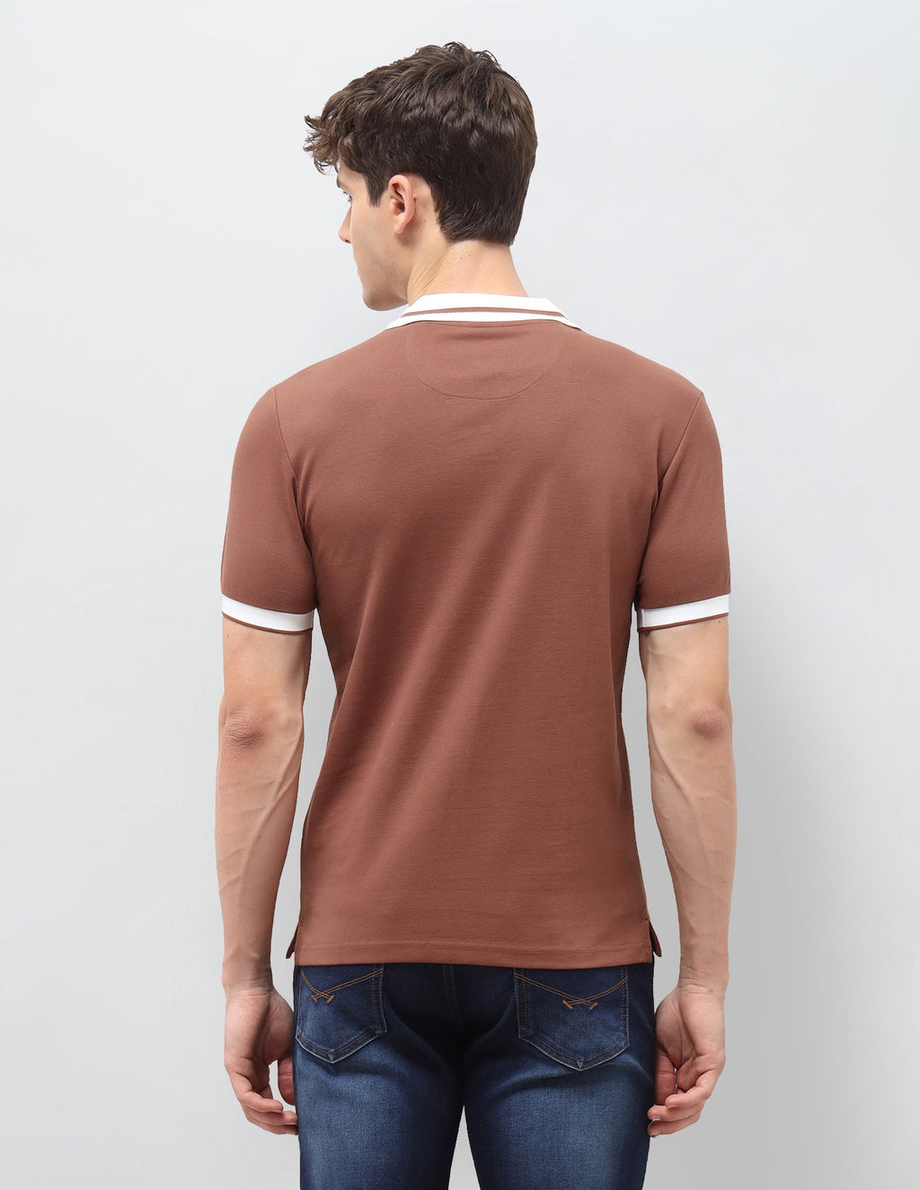 Solid Slim Fit Polo Shirt USP0