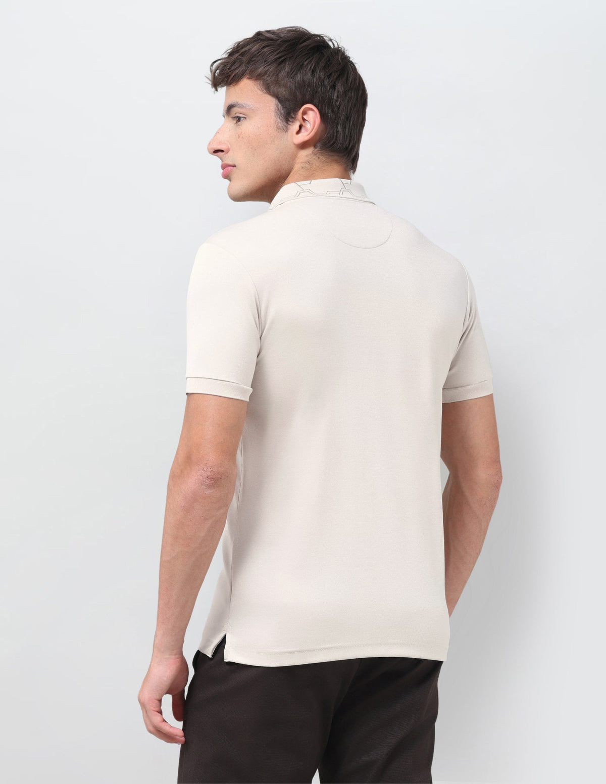Solid Slim Fit Polo Shirt USP0