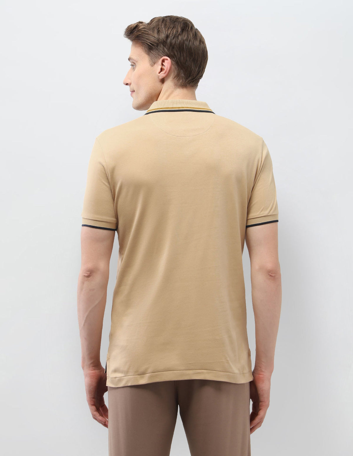 Solid Slim Fit Polo Shirt USP0
