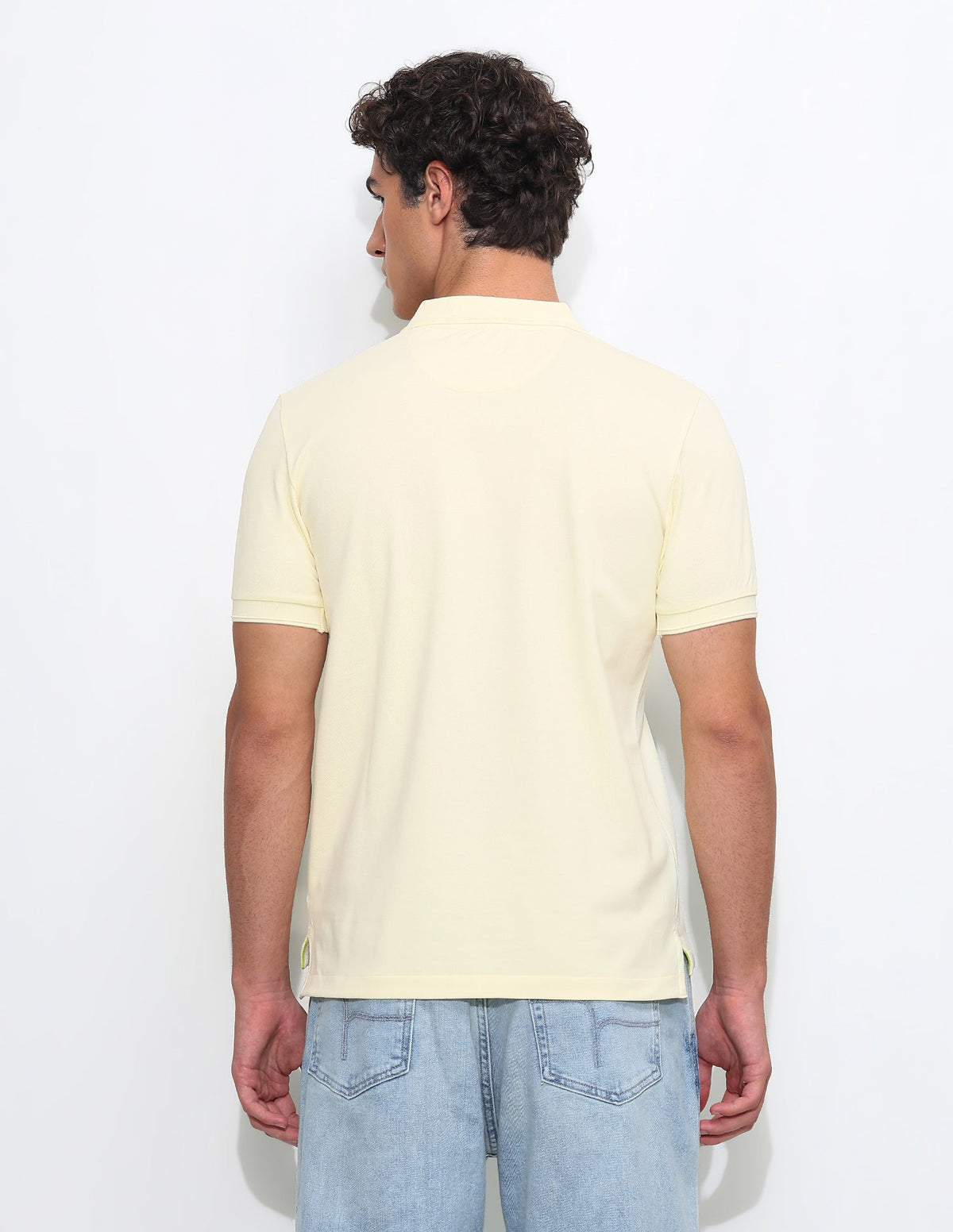 Solid Slim Fit Polo Shirt USP0