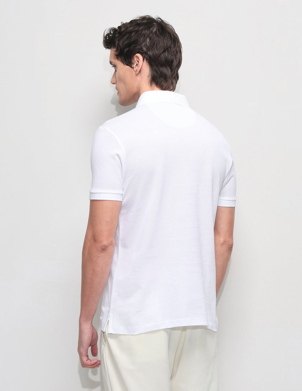 Solid Slim Fit Polo Shirt USP0