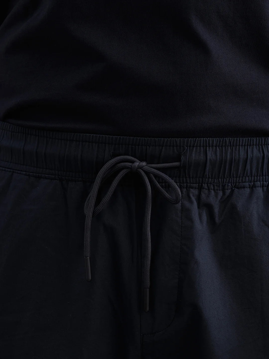 Classic Solid Loose Fit Trousers | Dark Blue