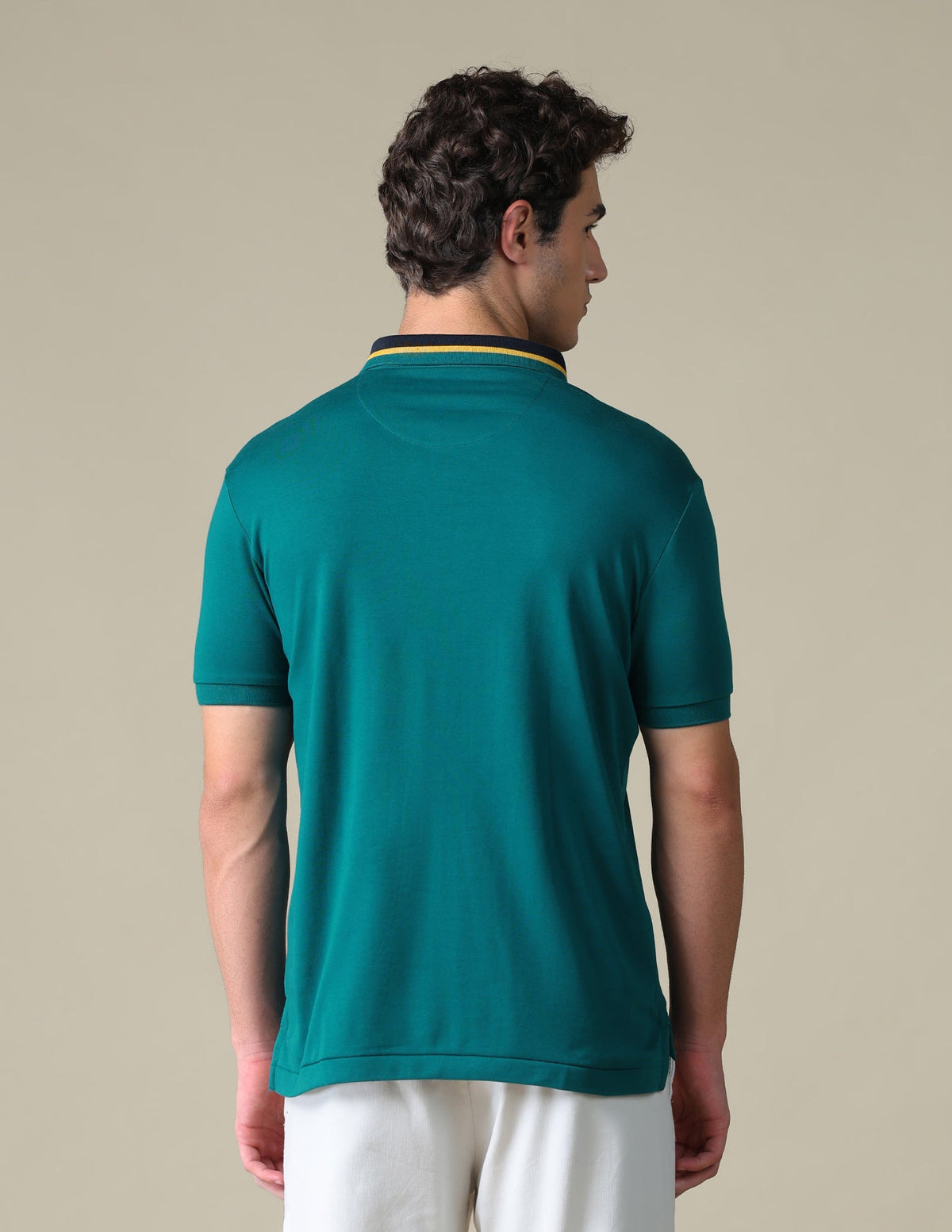 Regular Fit Solid Polo Shirt USP0