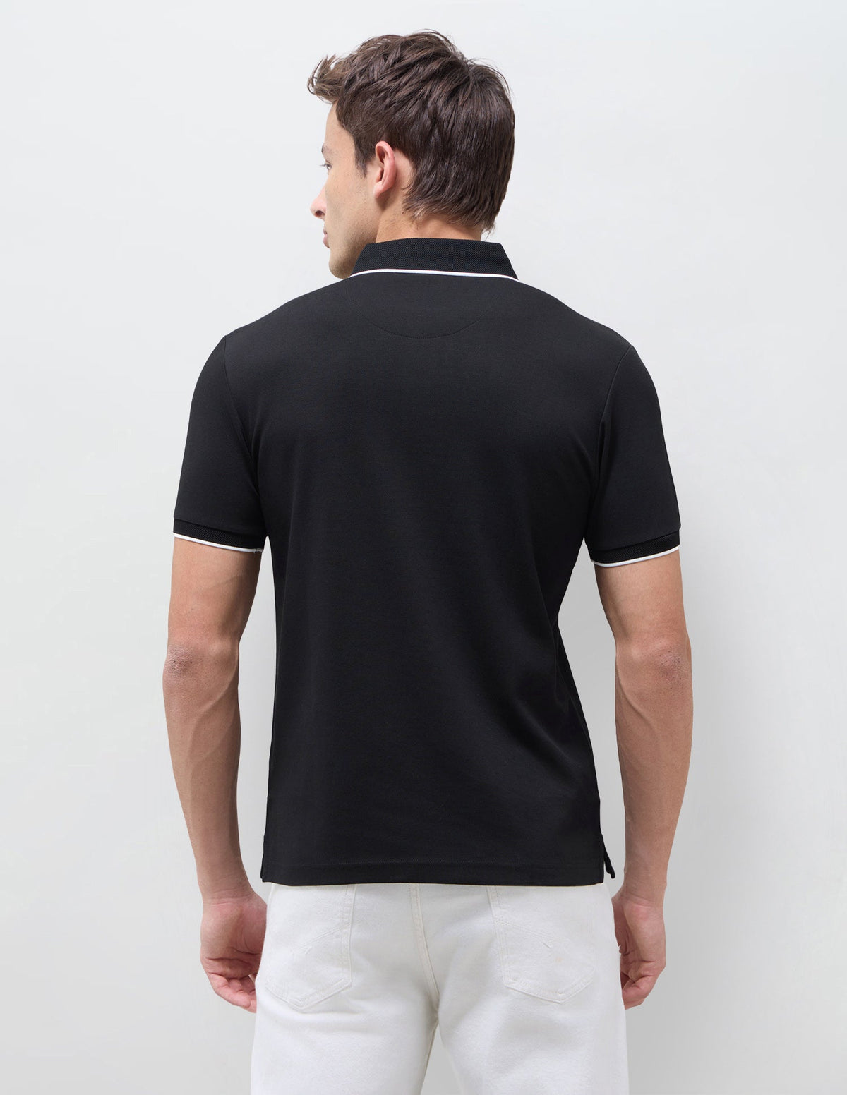 Solid Slim Fit Polo Shirt USP0