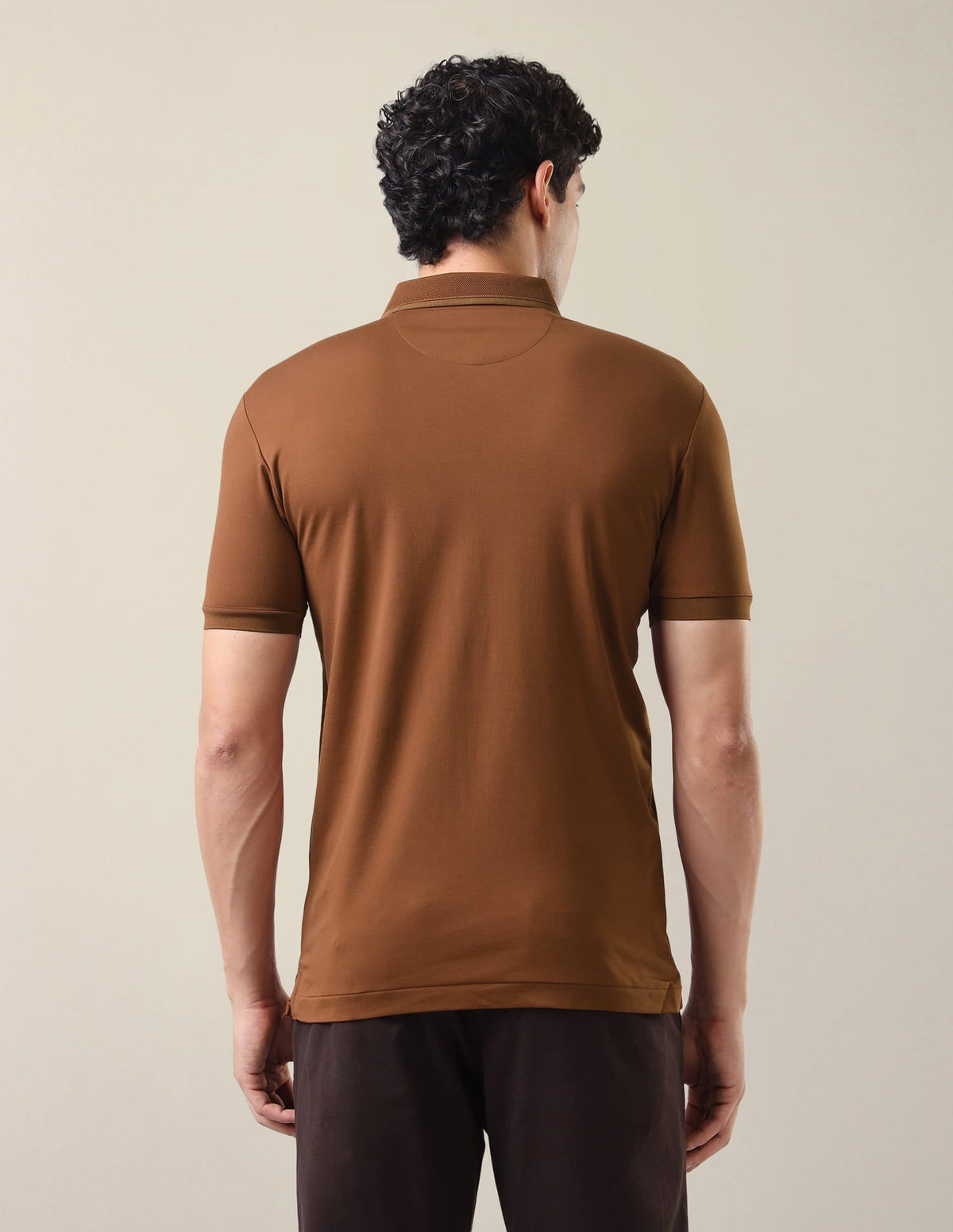 Solid Slim Fit Polo Shirt USP0