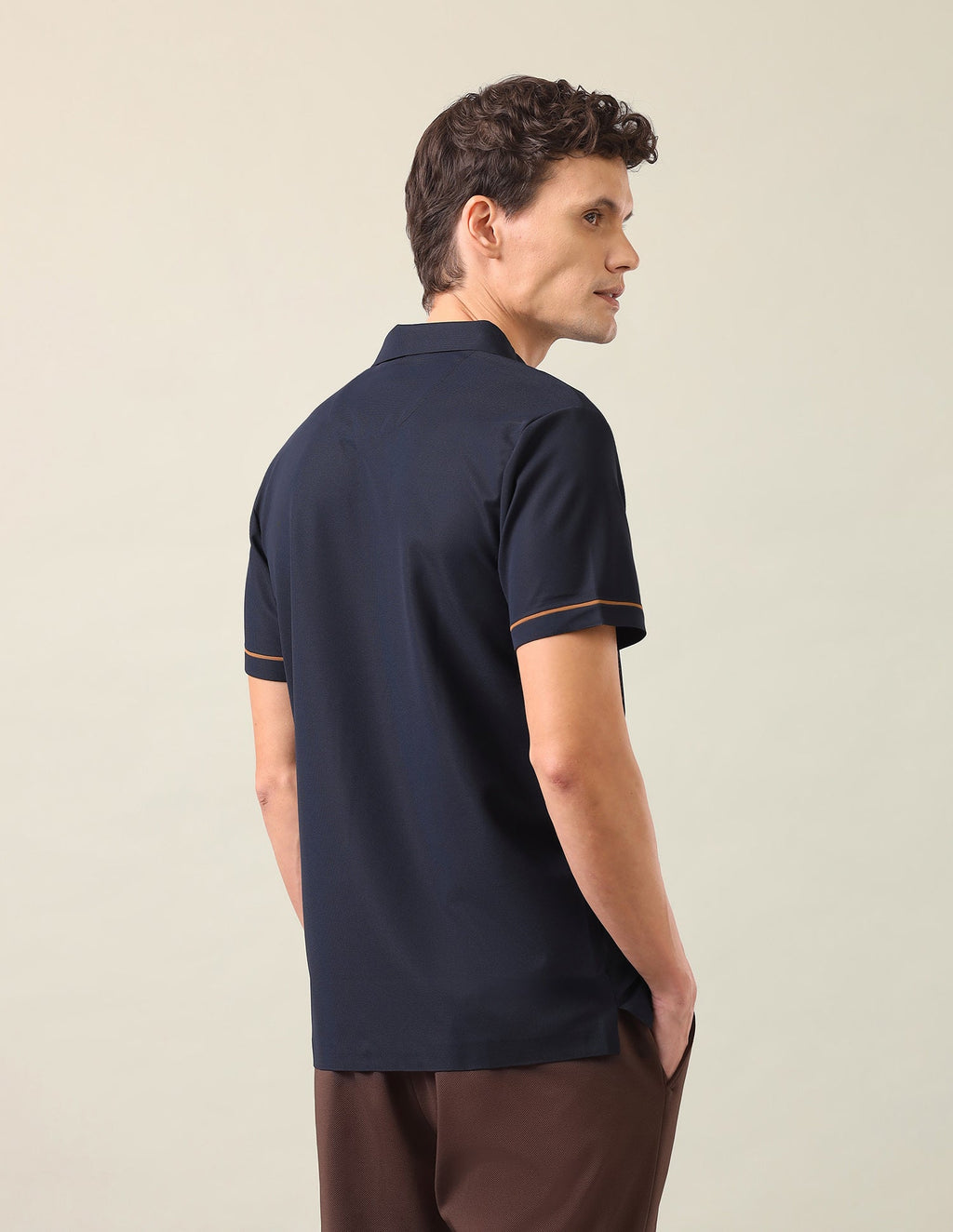 Solid Slim Fit Polo Shirt USP0