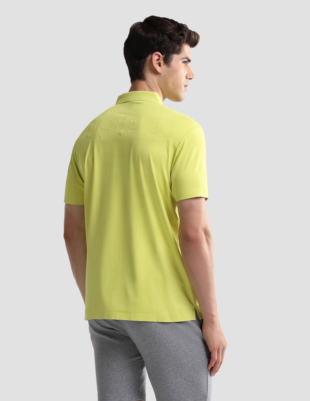 Solid Slim Fit Active Polo Shirt USP0