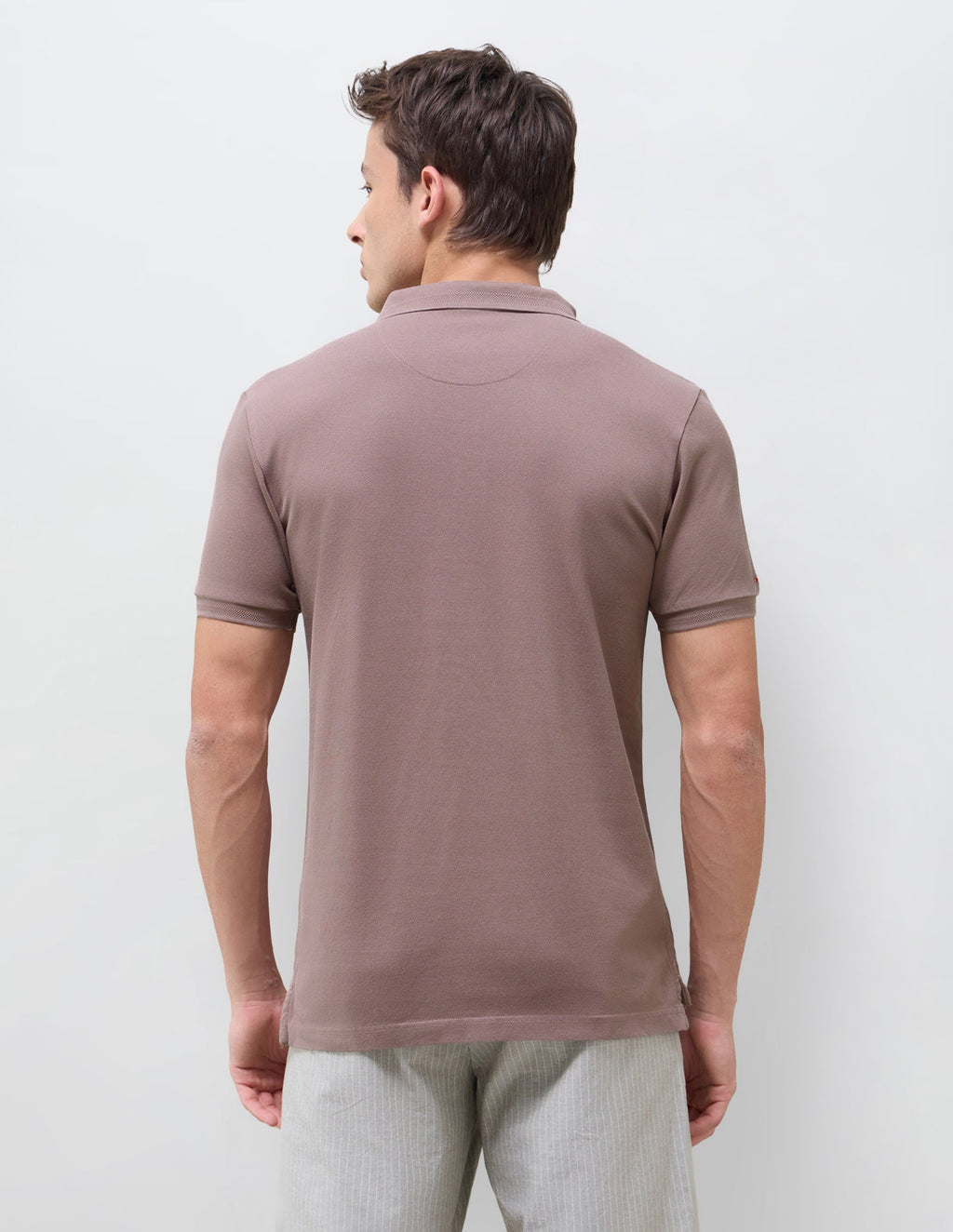 Solid Slim Fit Polo Shirt USP0