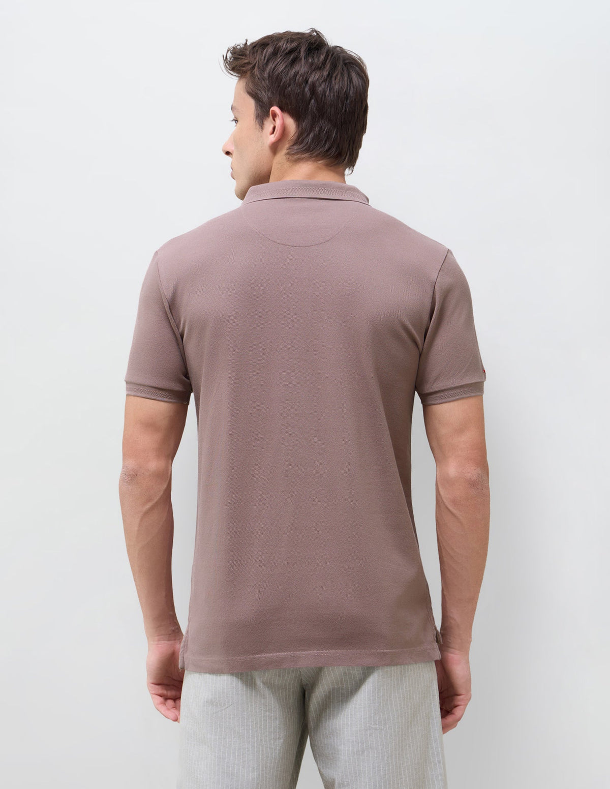 Solid Slim Fit Polo Shirt USP0