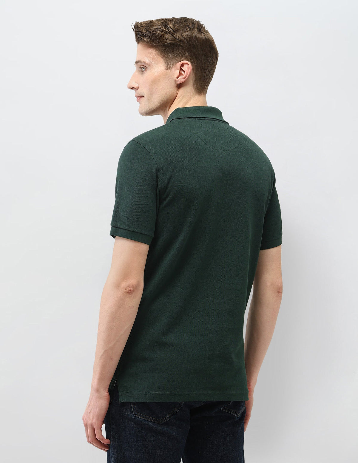 Solid Slim Fit Polo Shirt USP0