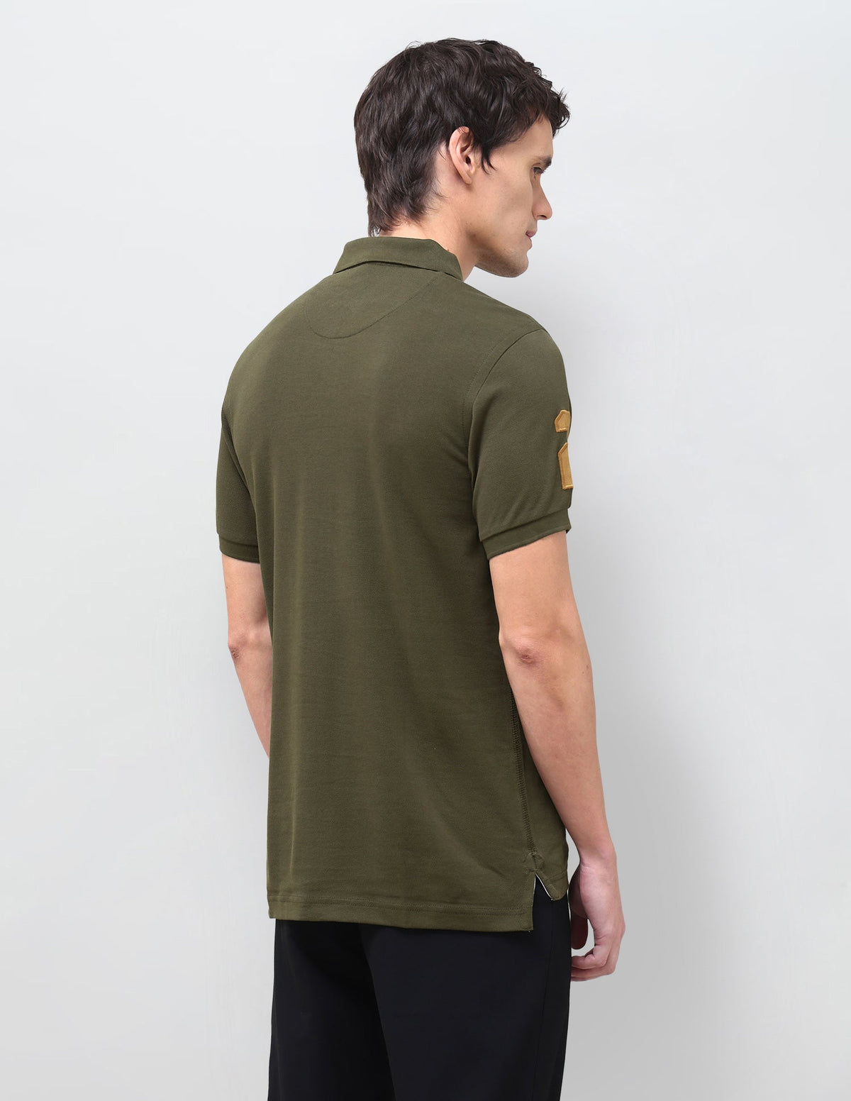 Solid Slim Fit Polo Shirt USP0