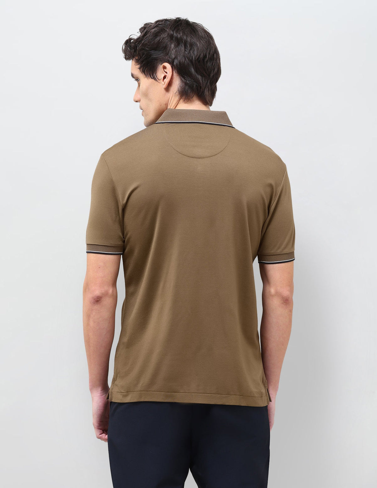 Solid Slim Fit Polo Shirt USP0