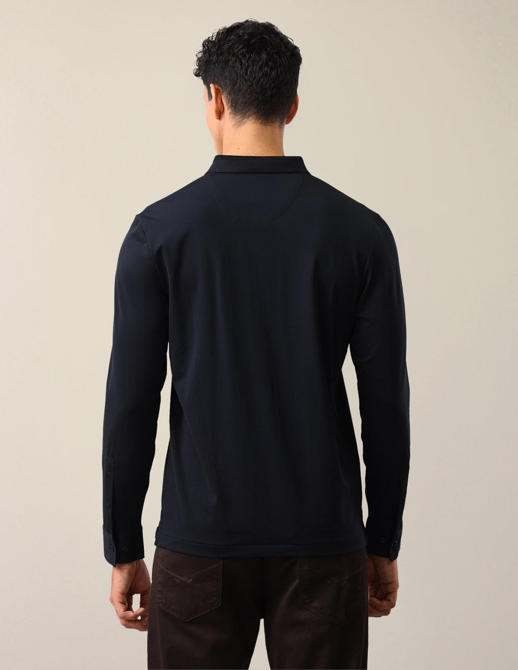 Solid Slim Fit Polo Shirt USP0