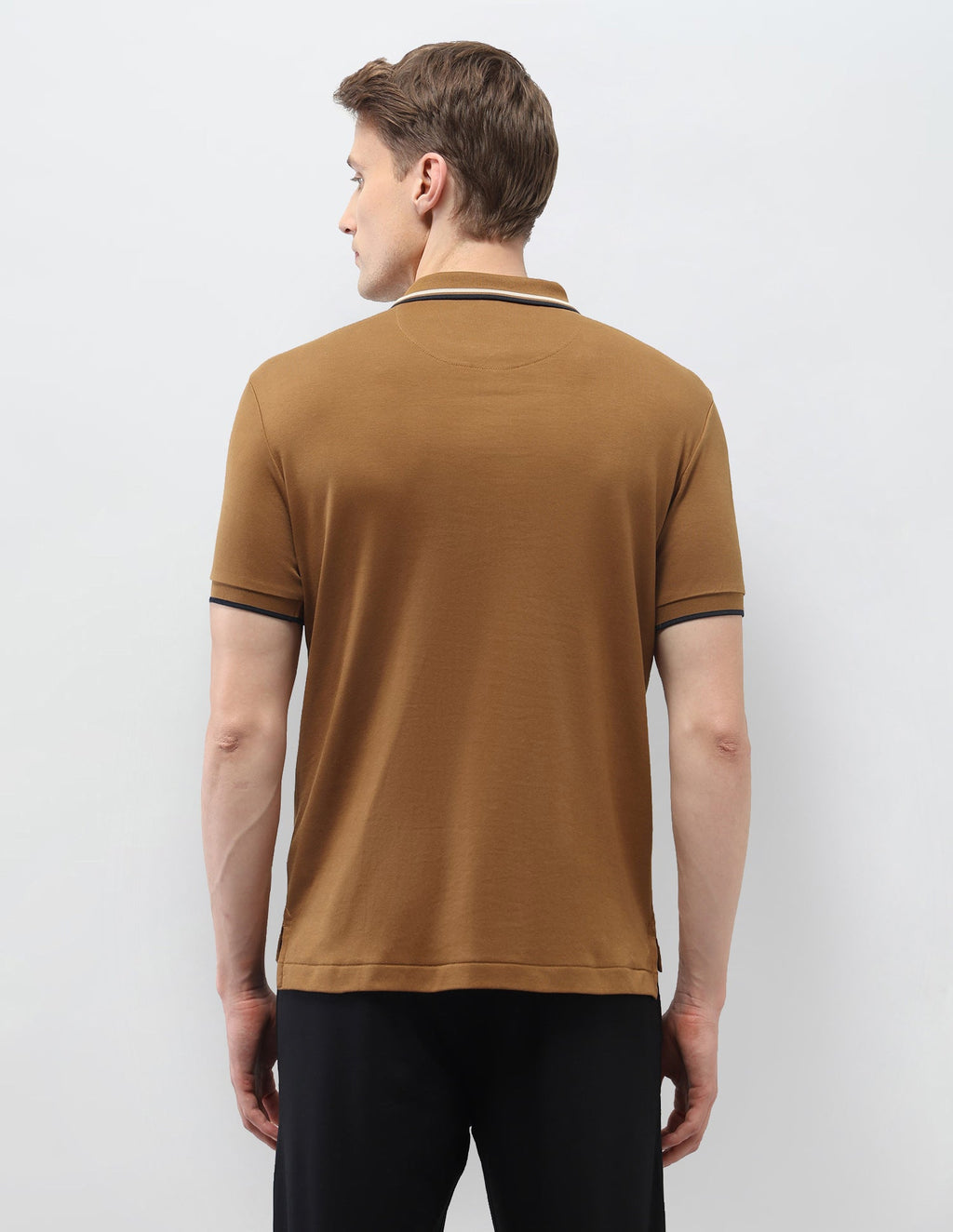 Solid Slim Fit Polo Shirt USP0
