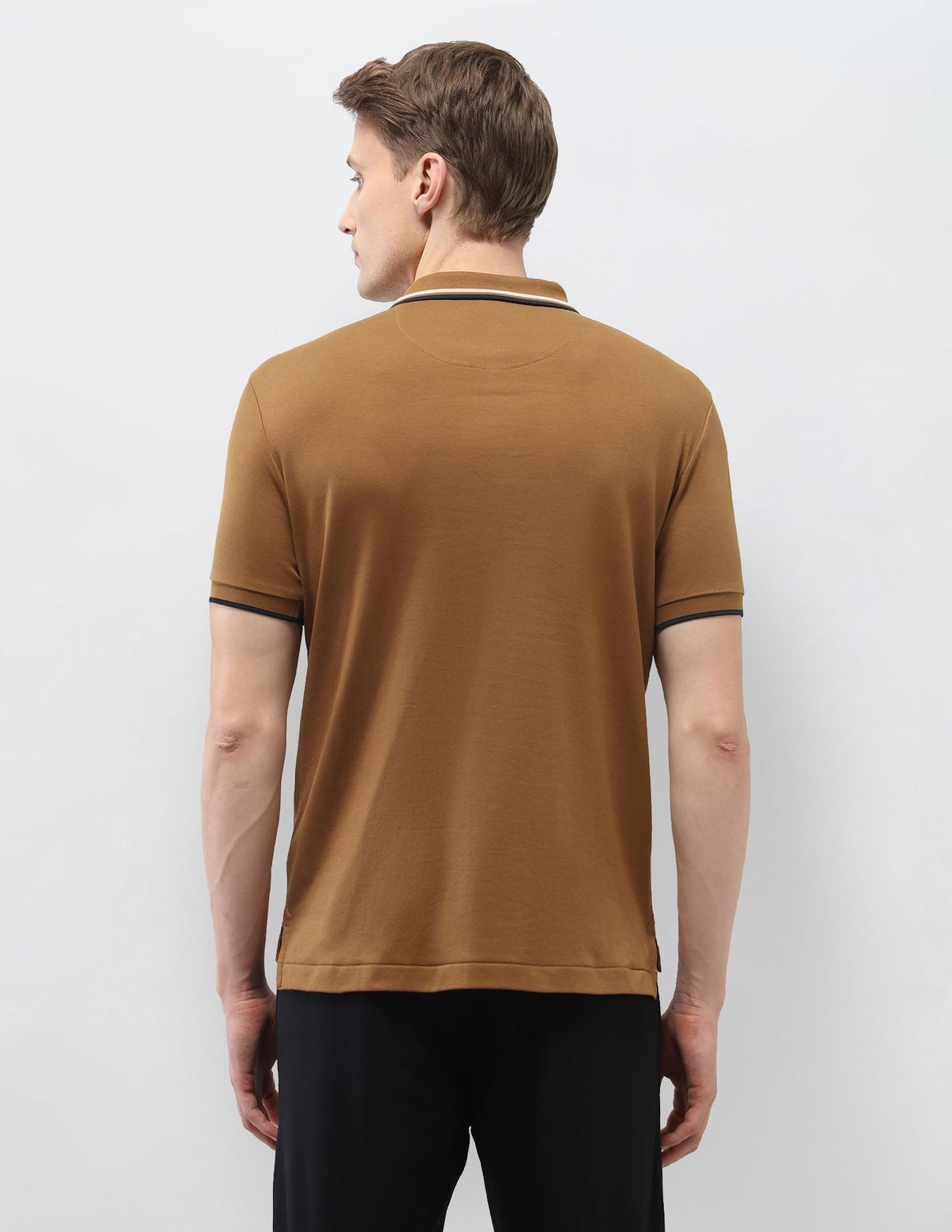 Solid Slim Fit Polo Shirt USP0