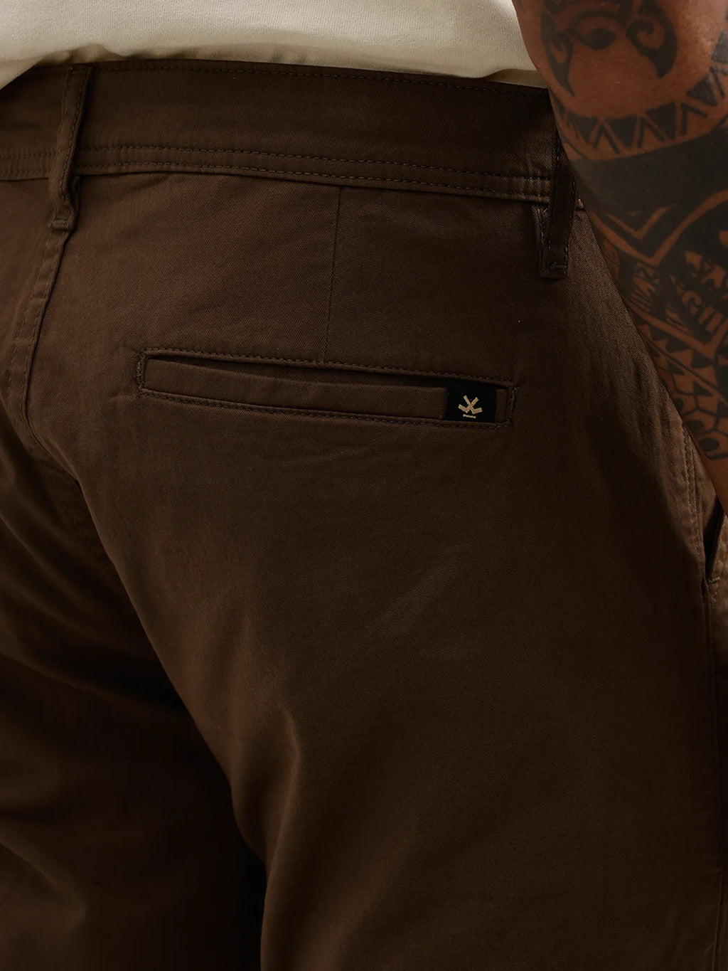 Solid Slim Fit Trouser | Olive