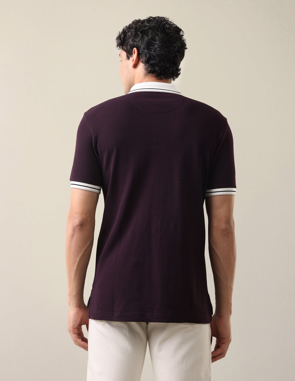 Solid Slim Fit Polo Shirt USP0