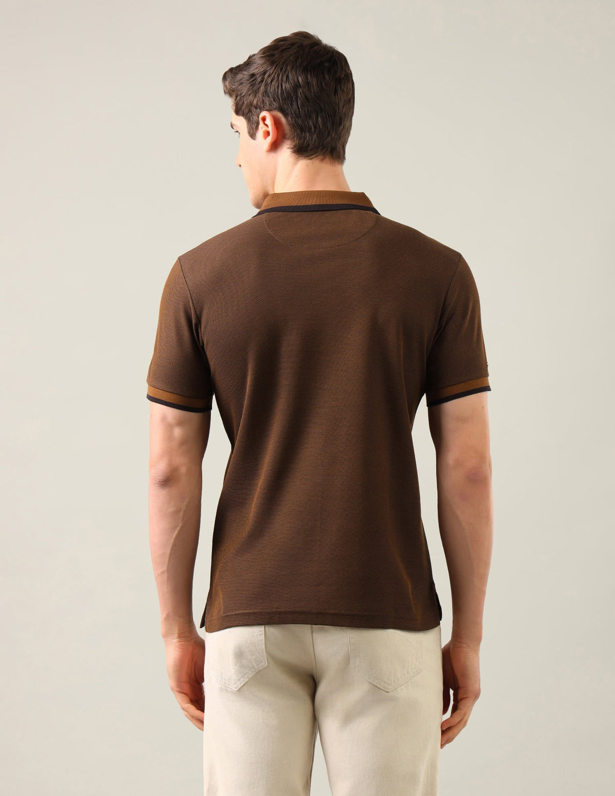 Textured Slim Fit Polo Shirt USP0