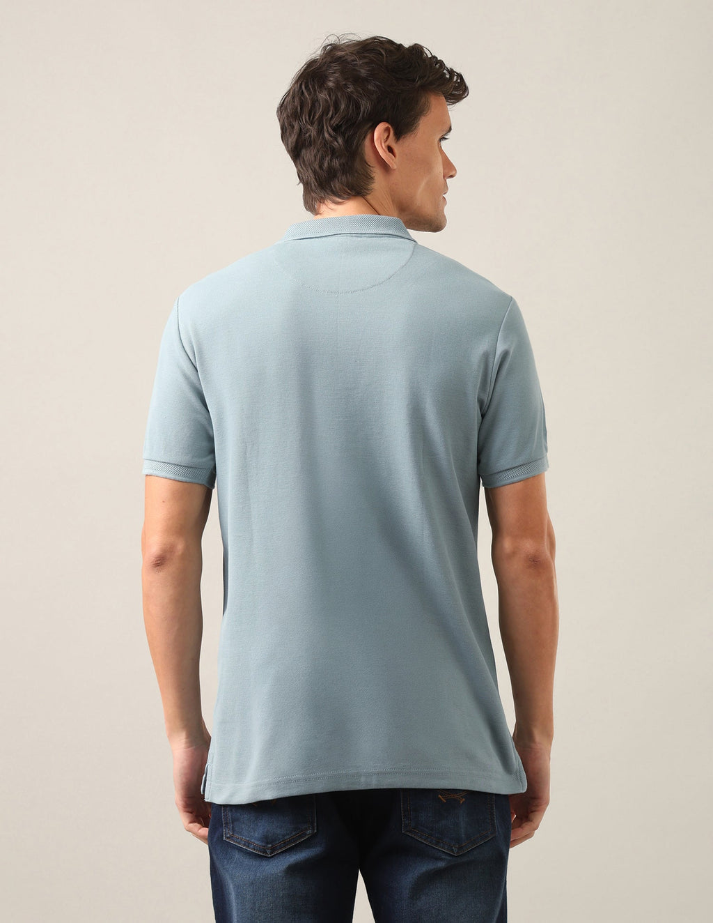 Solid Slim Fit Polo Shirt USP0