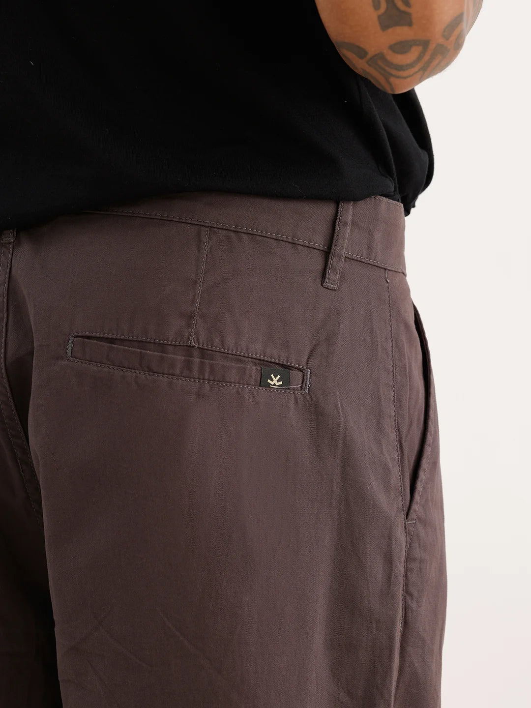 Solid Loose Fit Trouser | Grey