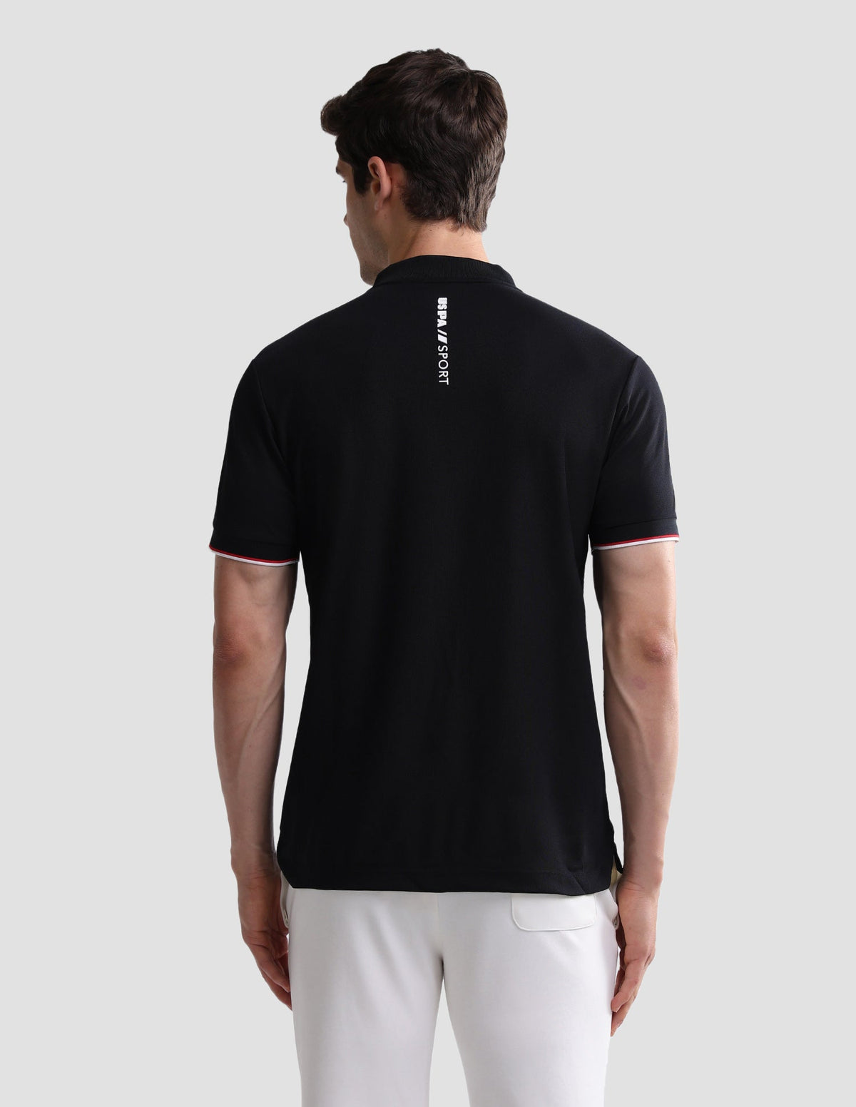 Solid Slim Fit Active Polo Shirt USP0