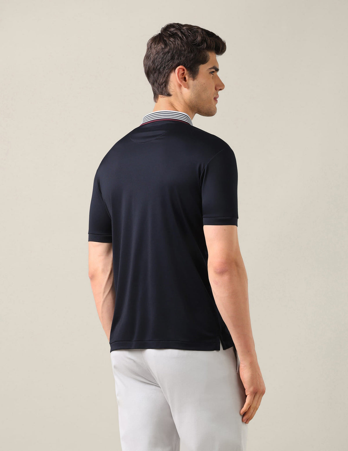 Solid Slim Fit Polo Shirt USP0