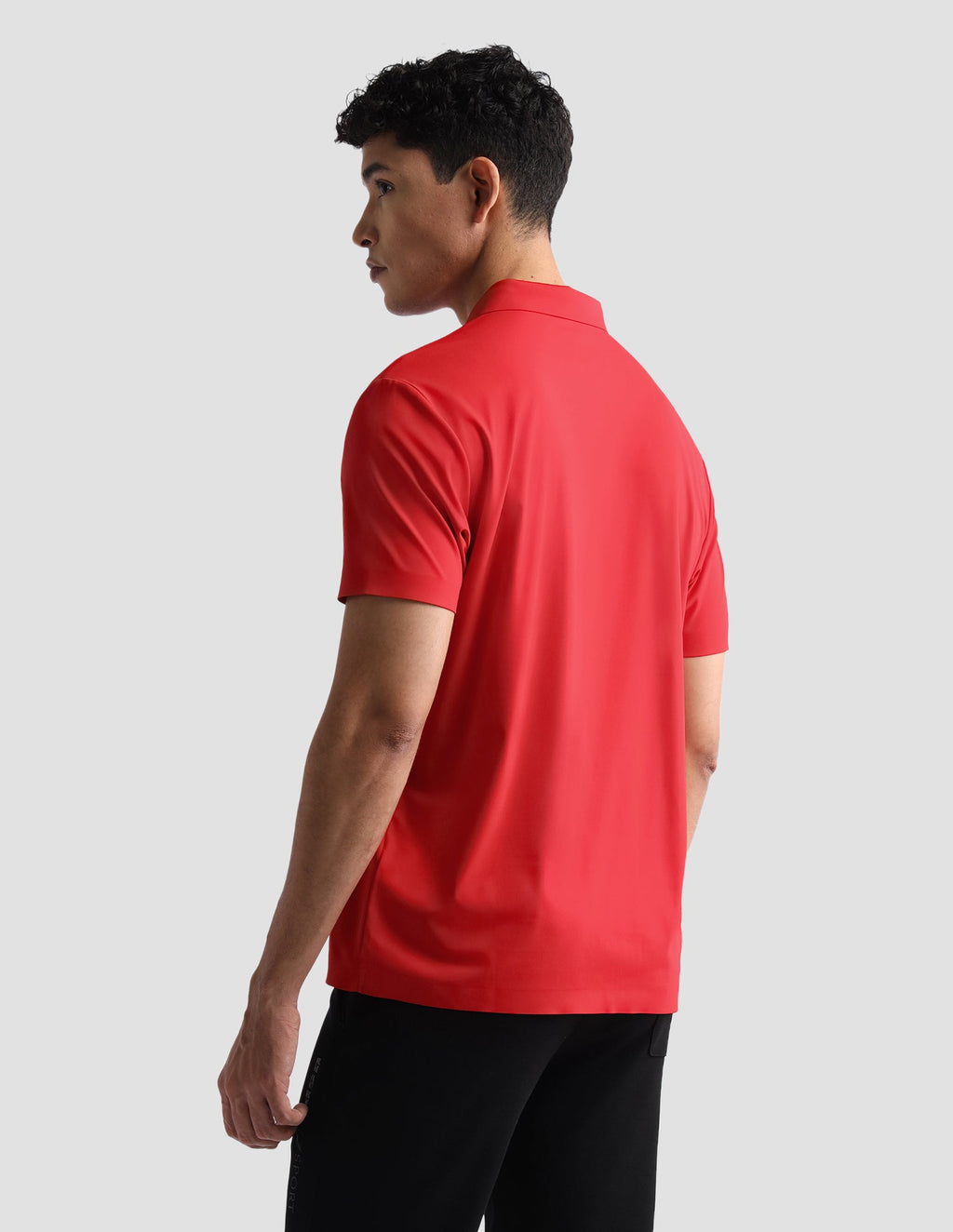 Solid Slim Fit Active Polo Shirt USP0