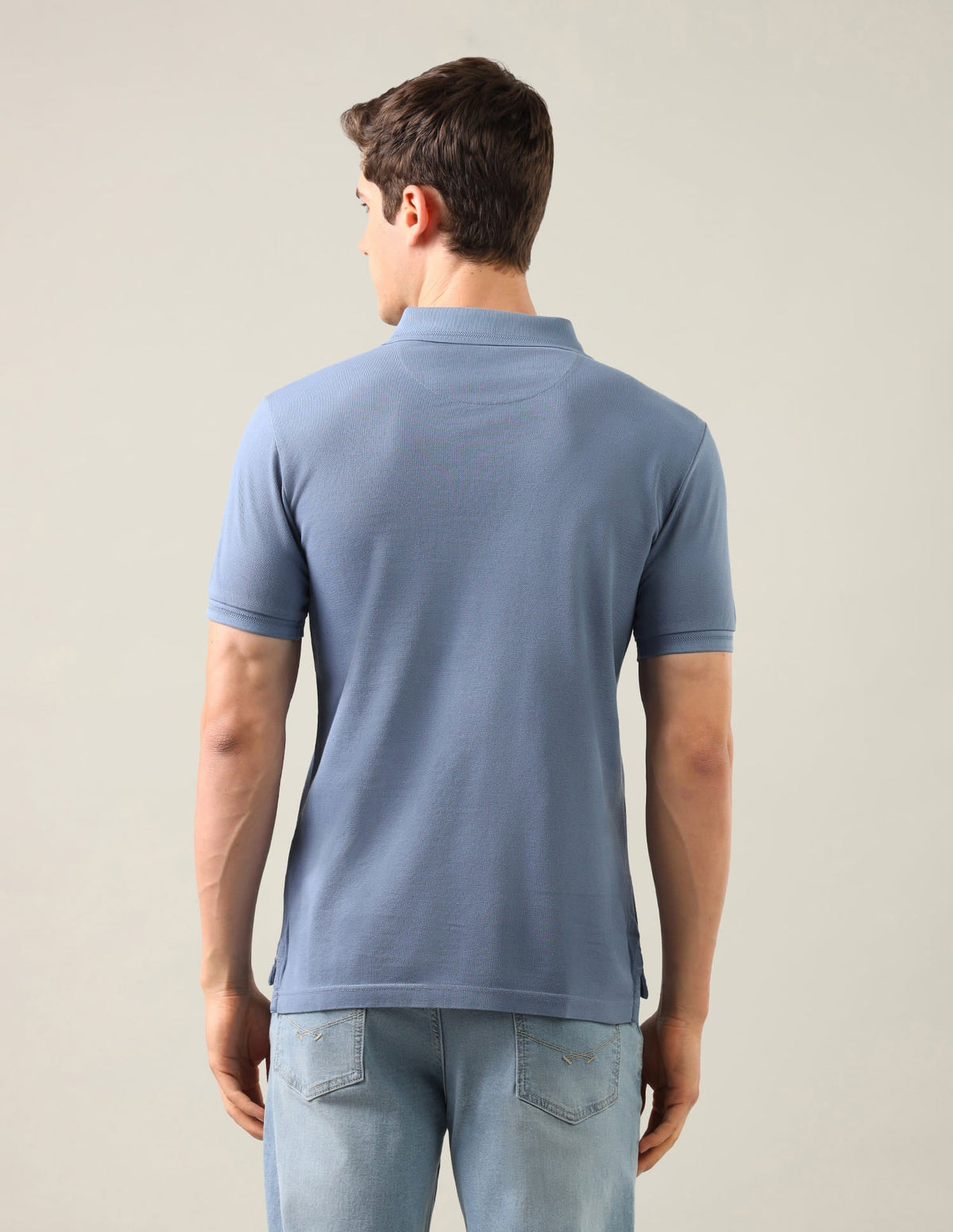 Solid Slim Fit Polo Shirt USP0