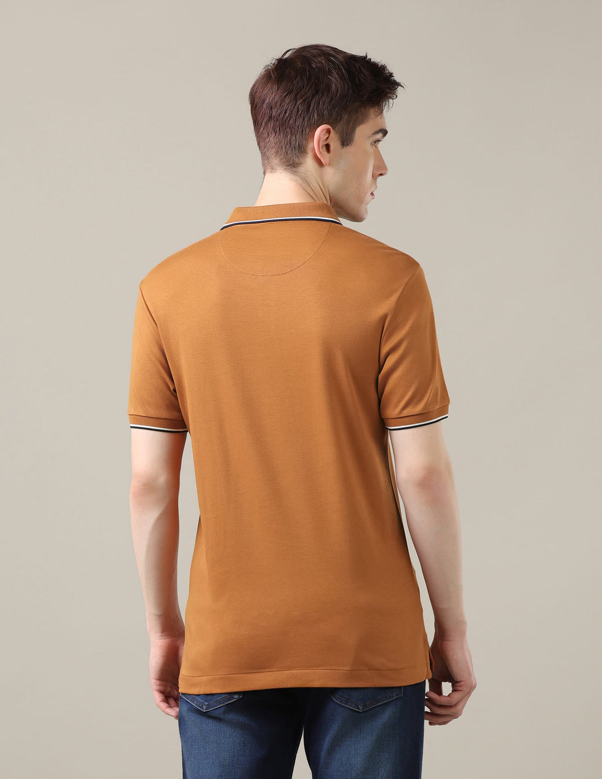 Solid Slim Fit Polo Shirt USP0